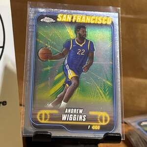 2024-25’ Topps Chrome - #155 Andrew Wiggins Base